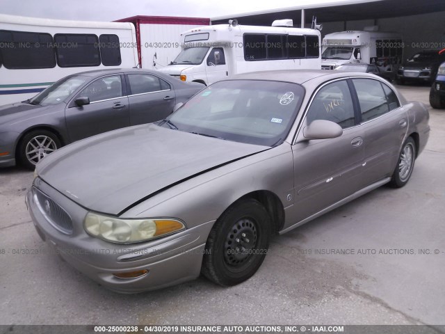 1G4HP54K124102017 - 2002 BUICK LESABRE CUSTOM TAN photo 2