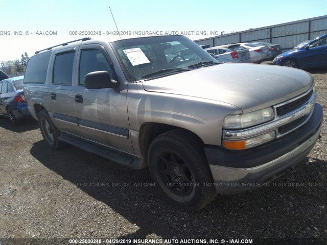1GNFK16Z12J138313 - 2002 CHEVROLET SUBURBAN K1500 ბეჟი ფოტო 1