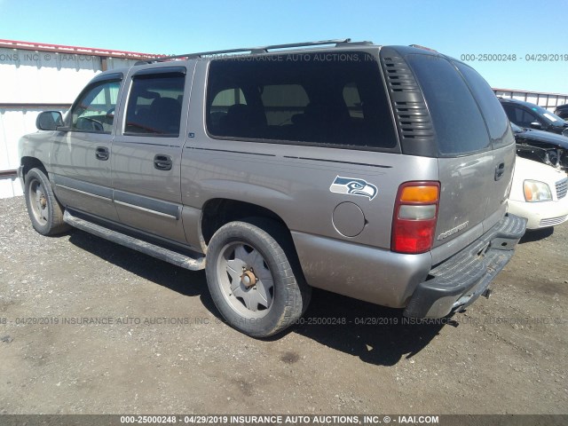 1GNFK16Z12J138313 - 2002 CHEVROLET SUBURBAN K1500 ბეჟი ფოტო 3