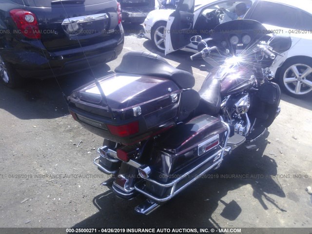 1HD1FCW356Y654541 - 2006 HARLEY-DAVIDSON FLHTCUI BURGUNDY photo 4