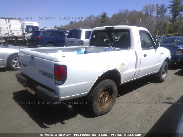 4F4YR12C7YTM08633 - 2000 MAZDA B2500 WHITE photo 4