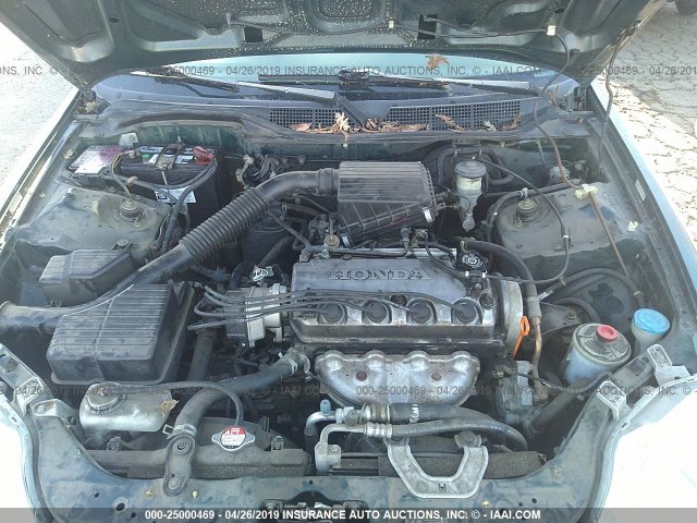 2HGEJ6617YH514636 - 2000 HONDA CIVIC SE GREEN photo 10