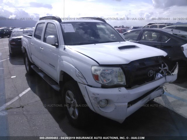 5TEJU62N77Z371414 - 2007 TOYOTA TACOMA DOUBLE CAB PRERUNNER WHITE photo 1