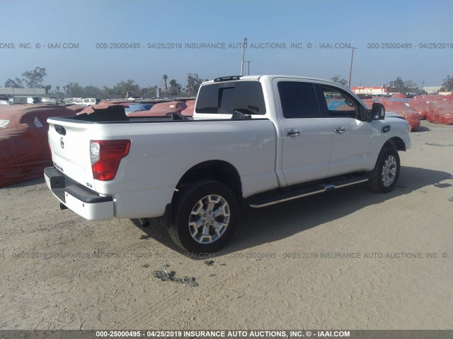 1N6AA1F2XHN550978 - 2017 NISSAN TITAN XD SL/PLATINUM RESERVE/SV WHITE photo 4