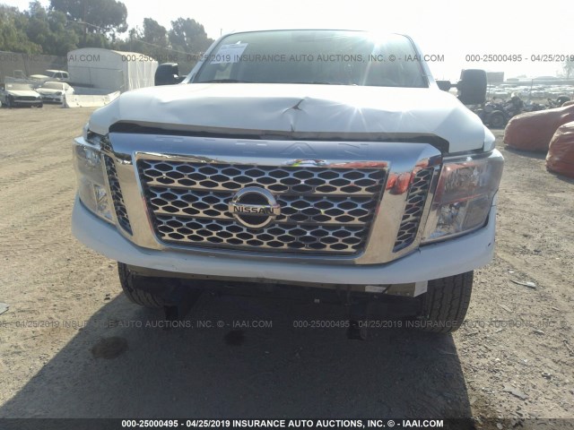 1N6AA1F2XHN550978 - 2017 NISSAN TITAN XD SL/PLATINUM RESERVE/SV WHITE photo 6