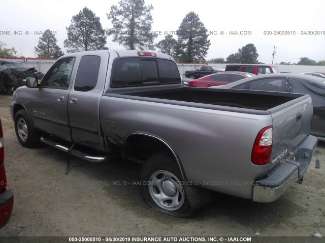 5TBRU34146S466481 - 2006 TOYOTA TUNDRA ACCESS CAB SR5 SILVER photo 3