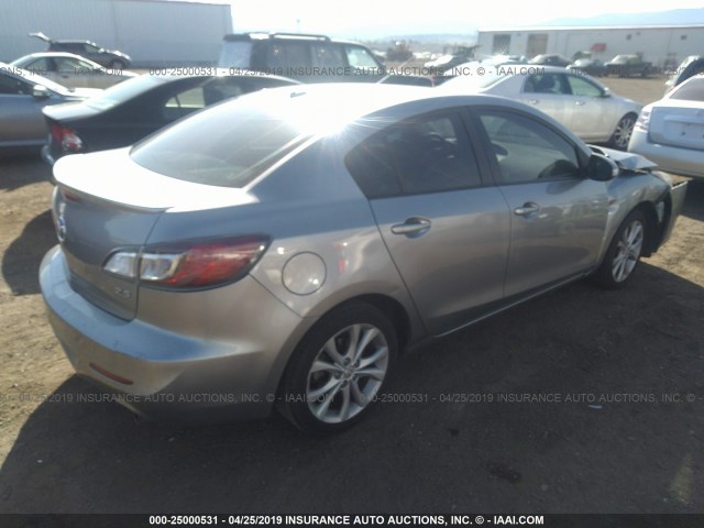 JM1BL1S53A1197031 - 2010 MAZDA 3 S SILVER photo 4