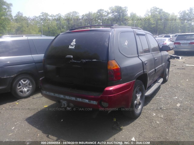 1GKDT13S532326465 - 2003 GMC ENVOY BLACK photo 4