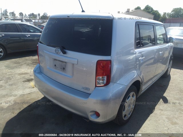 JTLZE4FE4B1127080 - 2011 TOYOTA SCION XB SILVER photo 4