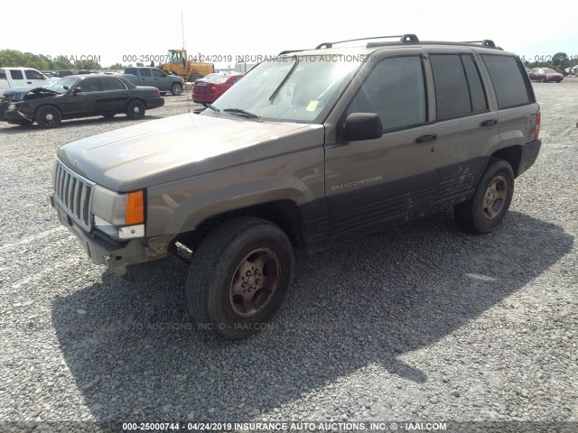 1J4FX58S7WC283894 - 1998 JEEP GRAND CHEROKEE LAREDO/TSI GOLD photo 2