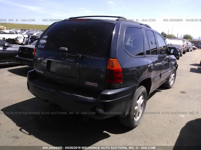 1GKDT13S752120406 - 2005 GMC ENVOY BLACK photo 4