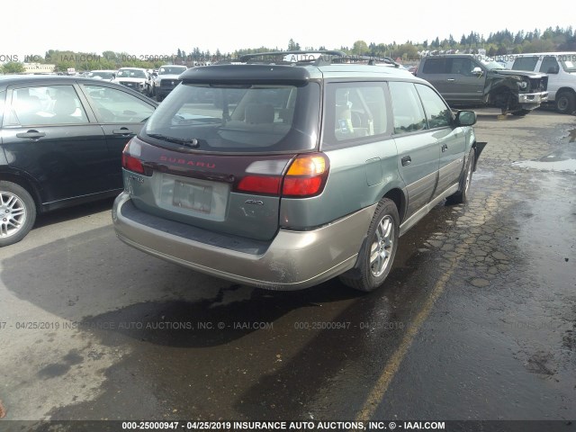 4S3BH675747636448 - 2004 SUBARU LEGACY OUTBACK AWP 绿色 照片 4