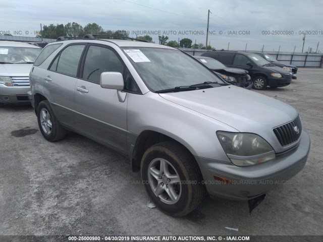 JT6HF10U7Y0114283 - 2000 LEXUS RX 300 SILVER photo 1