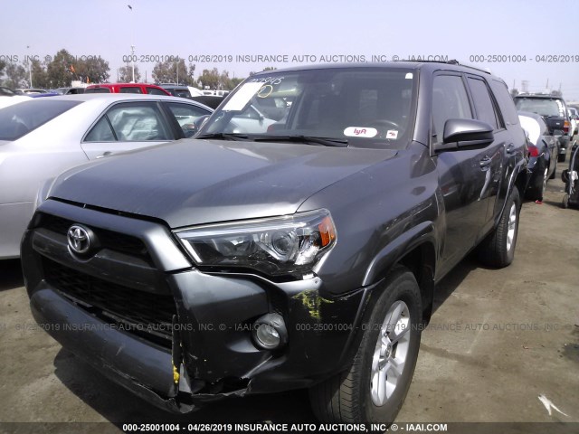 JTEZU5JRXF5089671 - 2015 TOYOTA 4RUNNER SR5/LIMITED GRAY photo 2