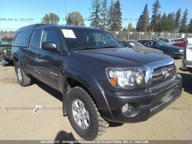 5TEUU42N39Z640576 - 2009 TOYOTA TACOMA ACCESS CAB ნაცრისფერი ფოტო 1