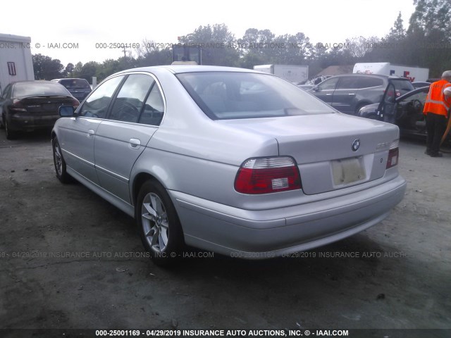 WBADT434X3G028430 - 2003 BMW 525 I AUTOMATIC SILVER photo 3
