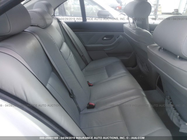 WBADT434X3G028430 - 2003 BMW 525 I AUTOMATIC SILVER photo 8