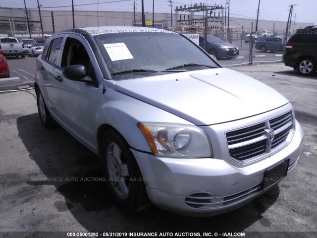 1B3HB48B58D739221 - 2008 DODGE CALIBER SXT SILVER photo 1