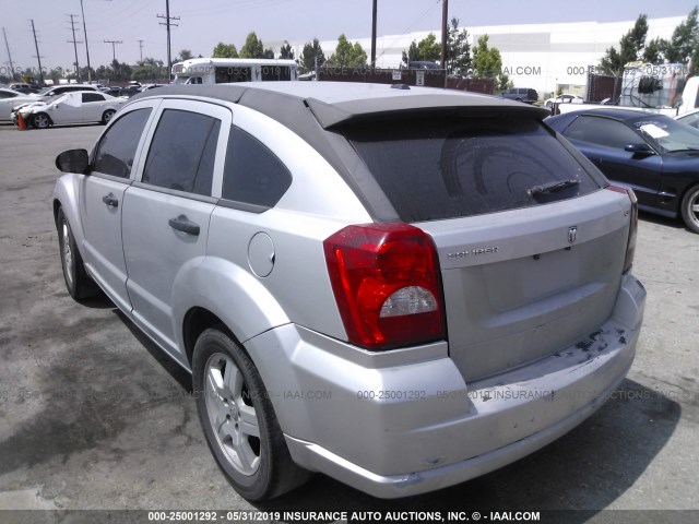 1B3HB48B58D739221 - 2008 DODGE CALIBER SXT SILVER photo 3