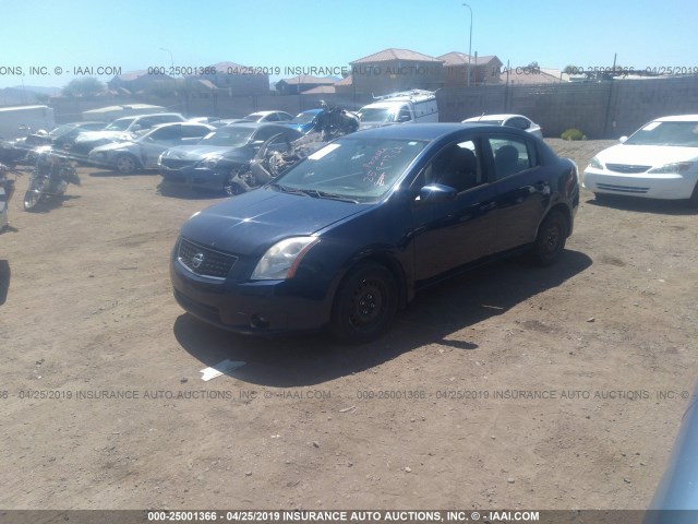 3N1AB61E28L646928 - 2008 NISSAN SENTRA 2.0/2.0S/2.0SL BLUE photo 2