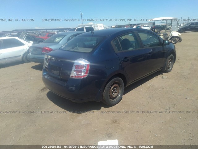 3N1AB61E28L646928 - 2008 NISSAN SENTRA 2.0/2.0S/2.0SL BLUE photo 4