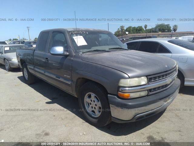 2GCEC19T2Y1179108 - 2000 CHEVROLET SILVERADO C1500 GRAY photo 1