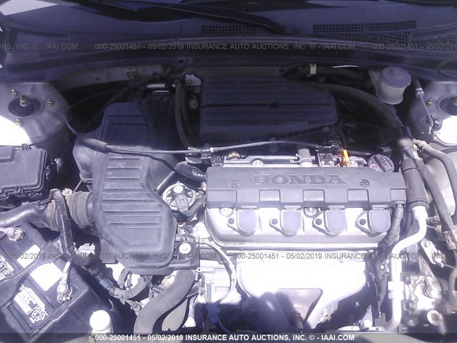 1HGES16335L028972 - 2005 HONDA CIVIC DX VP Gümüş foto 10