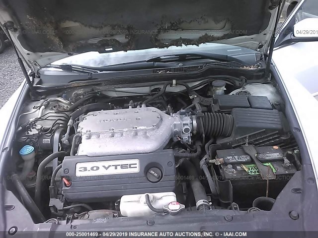 1HGCM665X4A018479 - 2004 HONDA ACCORD EX WHITE photo 10