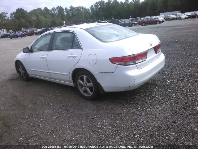 1HGCM665X4A018479 - 2004 HONDA ACCORD EX WHITE photo 3