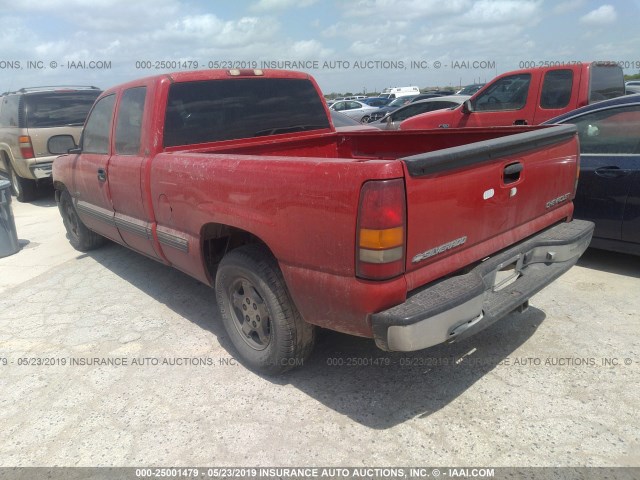 2GCEC19V411174130 - 2001 CHEVROLET SILVERADO C1500 RED photo 3