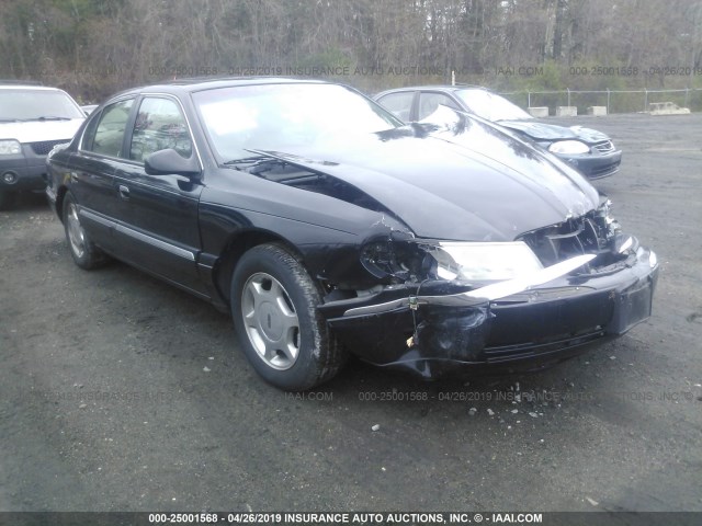 1LNHM97V0YY885404 - 2000 LINCOLN CONTINENTAL  BLACK photo 1