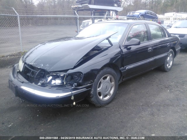 1LNHM97V0YY885404 - 2000 LINCOLN CONTINENTAL  BLACK photo 2