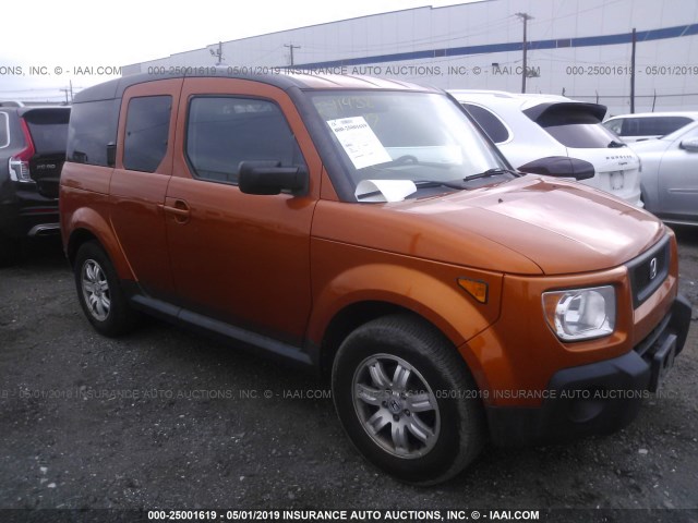 5J6YH28746L009634 - 2006 HONDA ELEMENT EX ORANGE photo 1