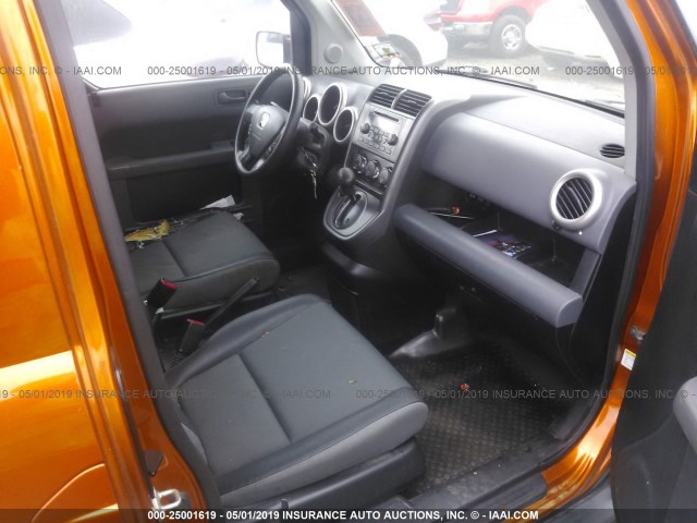 5J6YH28746L009634 - 2006 HONDA ELEMENT EX ORANGE photo 6