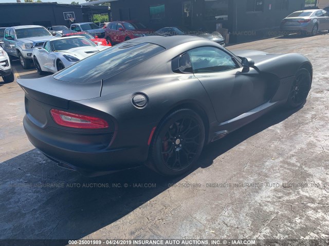 1C3BDEDZ8HV500669 - 2017 DODGE VIPER GTC BLACK photo 4