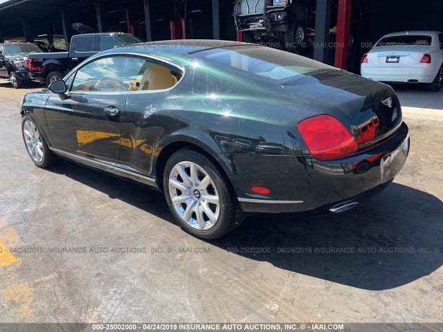 SCBCR73W87C043959 - 2007 BENTLEY CONTINENTAL GT GREEN photo 3