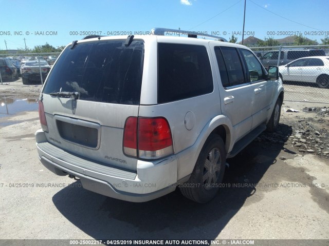 5LMEU68H94ZJ39691 - 2004 LINCOLN AVIATOR 白色 照片 4