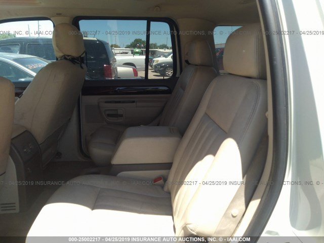 5LMEU68H94ZJ39691 - 2004 LINCOLN AVIATOR 白色 照片 8