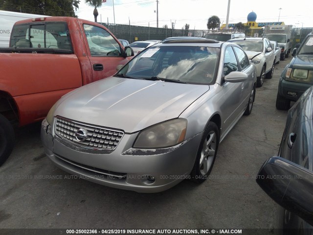 1N4BL11DX5C230518 - 2005 NISSAN ALTIMA SE/SL/SE-R SILVER photo 2