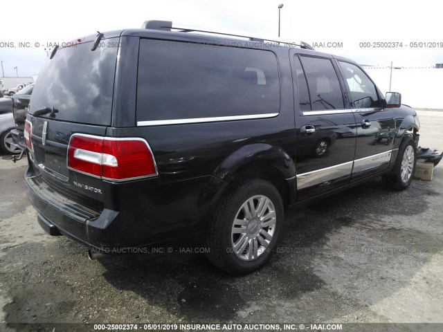 5LMJJ3J50CEL03146 - 2012 LINCOLN NAVIGATOR L BLACK photo 4