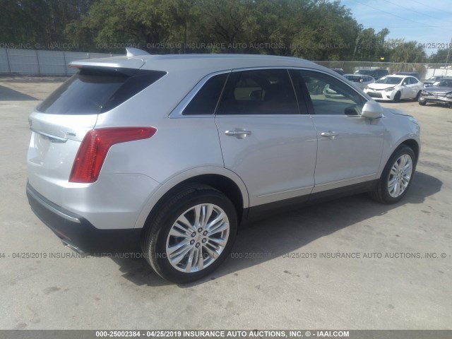 1GYKNERS2KZ112772 - 2019 CADILLAC XT5 PREMIUM LUXURY SILVER photo 4