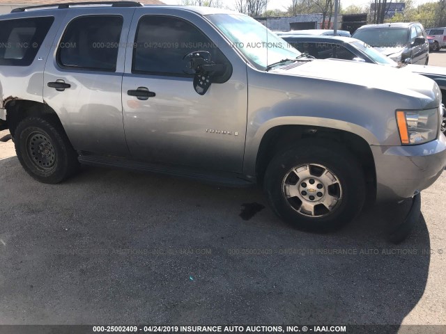 1GNFK13039R227835 - 2009 CHEVROLET TAHOE K1500 LS GRAY photo 1