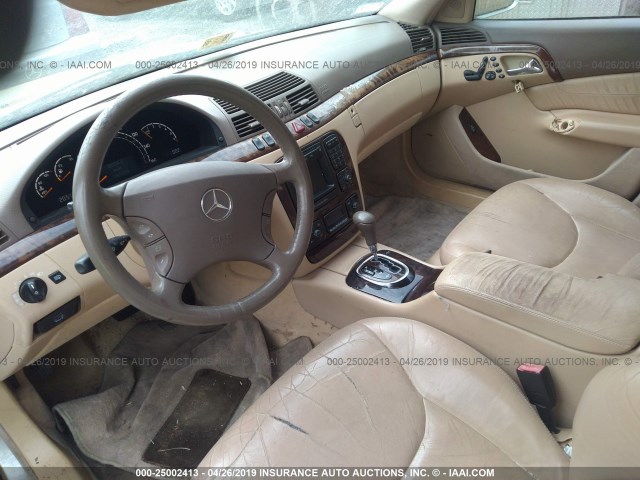 WDBNG75J9YA034793 - 2000 MERCEDES-BENZ S 500 Champagne photo 5