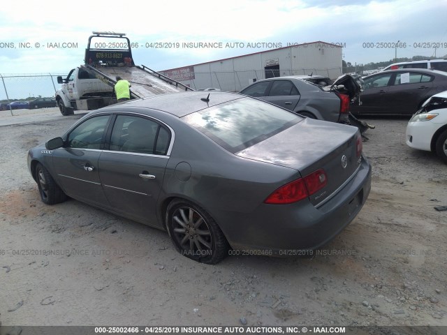 1G4HE57Y07U113555 - 2007 BUICK LUCERNE CXS GRAY photo 3