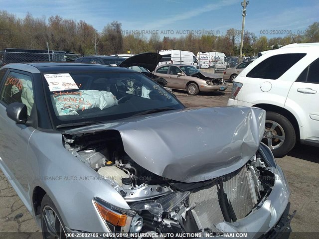 JTKJF5C76E3083957 - 2014 TOYOTA SCION TC SILVER photo 10