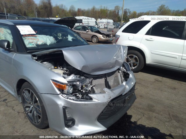 JTKJF5C76E3083957 - 2014 TOYOTA SCION TC SILVER photo 6