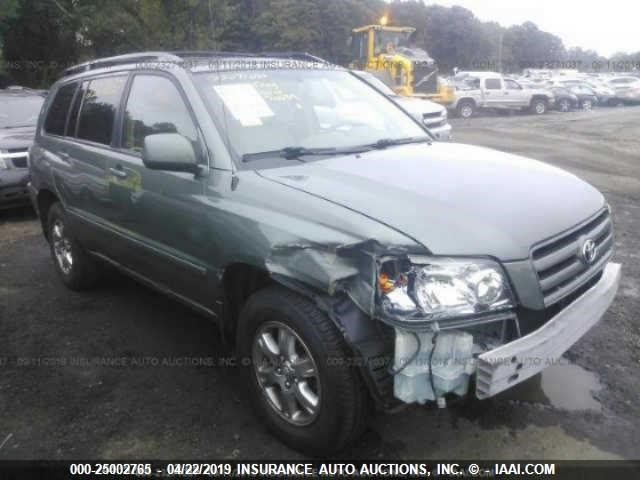 JTEEP21A660173224 - 2006 TOYOTA HIGHLANDER LIMITED GREEN photo 1