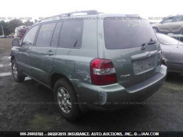 JTEEP21A660173224 - 2006 TOYOTA HIGHLANDER LIMITED GREEN photo 3