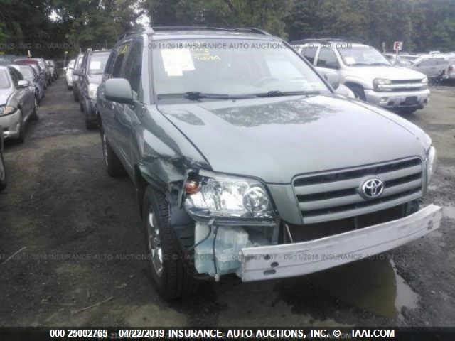 JTEEP21A660173224 - 2006 TOYOTA HIGHLANDER LIMITED GREEN photo 6