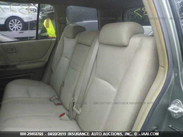 JTEEP21A660173224 - 2006 TOYOTA HIGHLANDER LIMITED GREEN photo 8